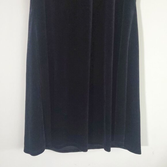 No Boundaries Mini Dress Small Black Velvet Goth Grunge Vampire Whimsigoth - Picture 3 of 13